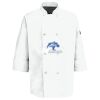 Button Chef Coat with Thermometer Pocket Thumbnail